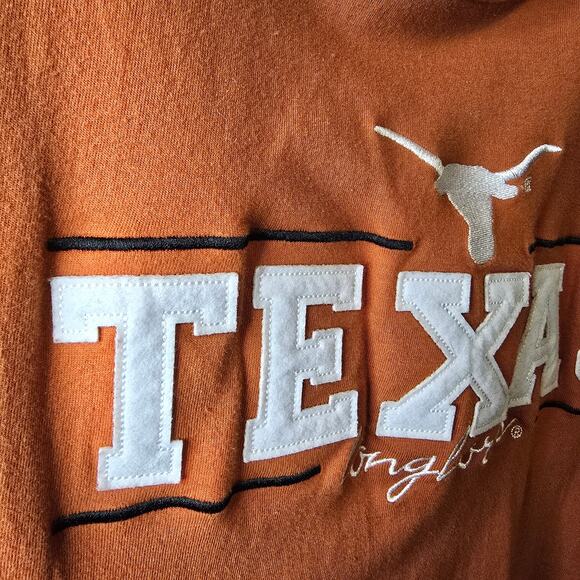 Hook Em! Embroidered Texas Longhorns Tshirt womens Medium - Picture 5 of 7